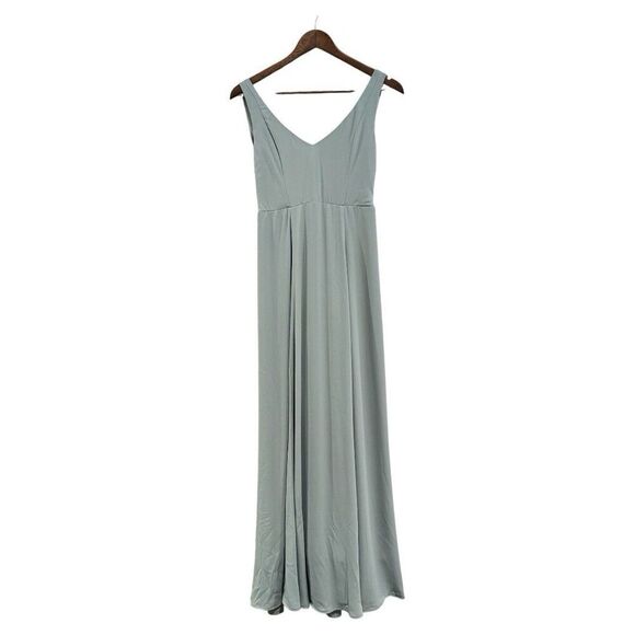 Show Me Your Mumu Jenn Maxi Dress Sage Green Sleeveless Bridesmaids Gown Small - Picture 1 of 10